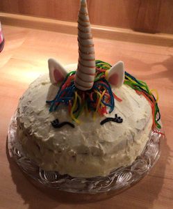 Einhornkuchen von der IGS Celle